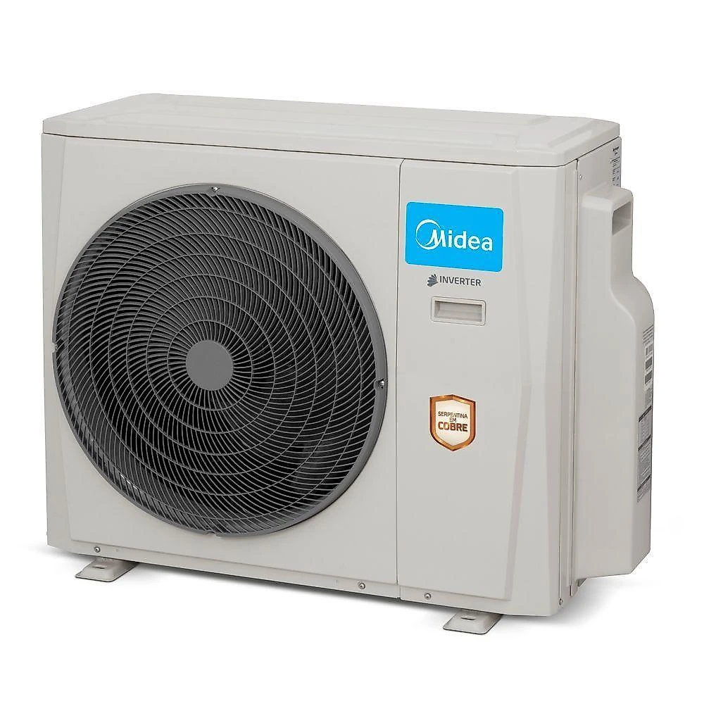 Ar condicionado tri split hw e cassete 1v midea 27000 btu (2x9+1x18) quente e frio 220v 38mbmta27m5
