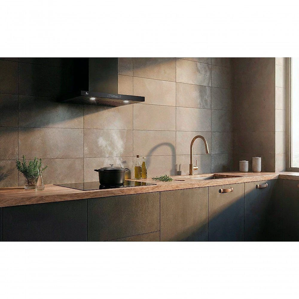 Coifa De Parede Fischer Platinium 60cm Com Controle Por Gesto 220V