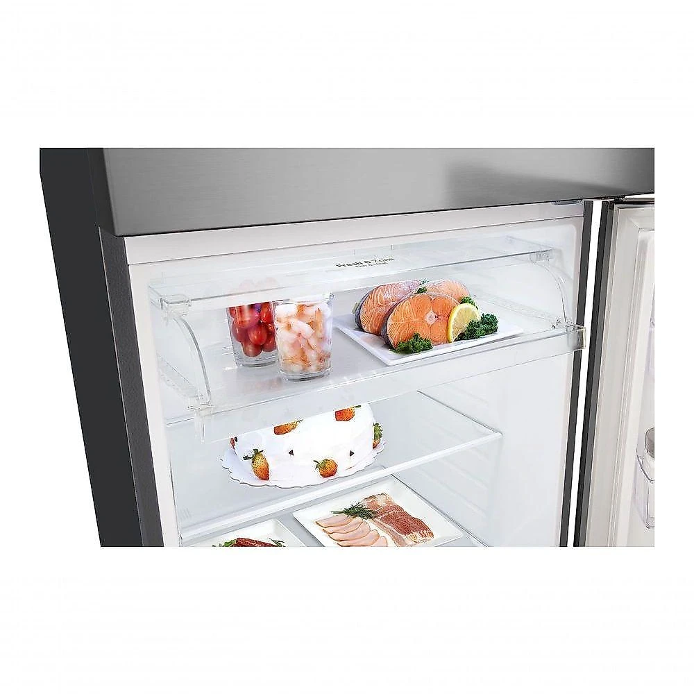 Geladeira LG Frost Free Inverter 461L Duplex Inox Look 220V