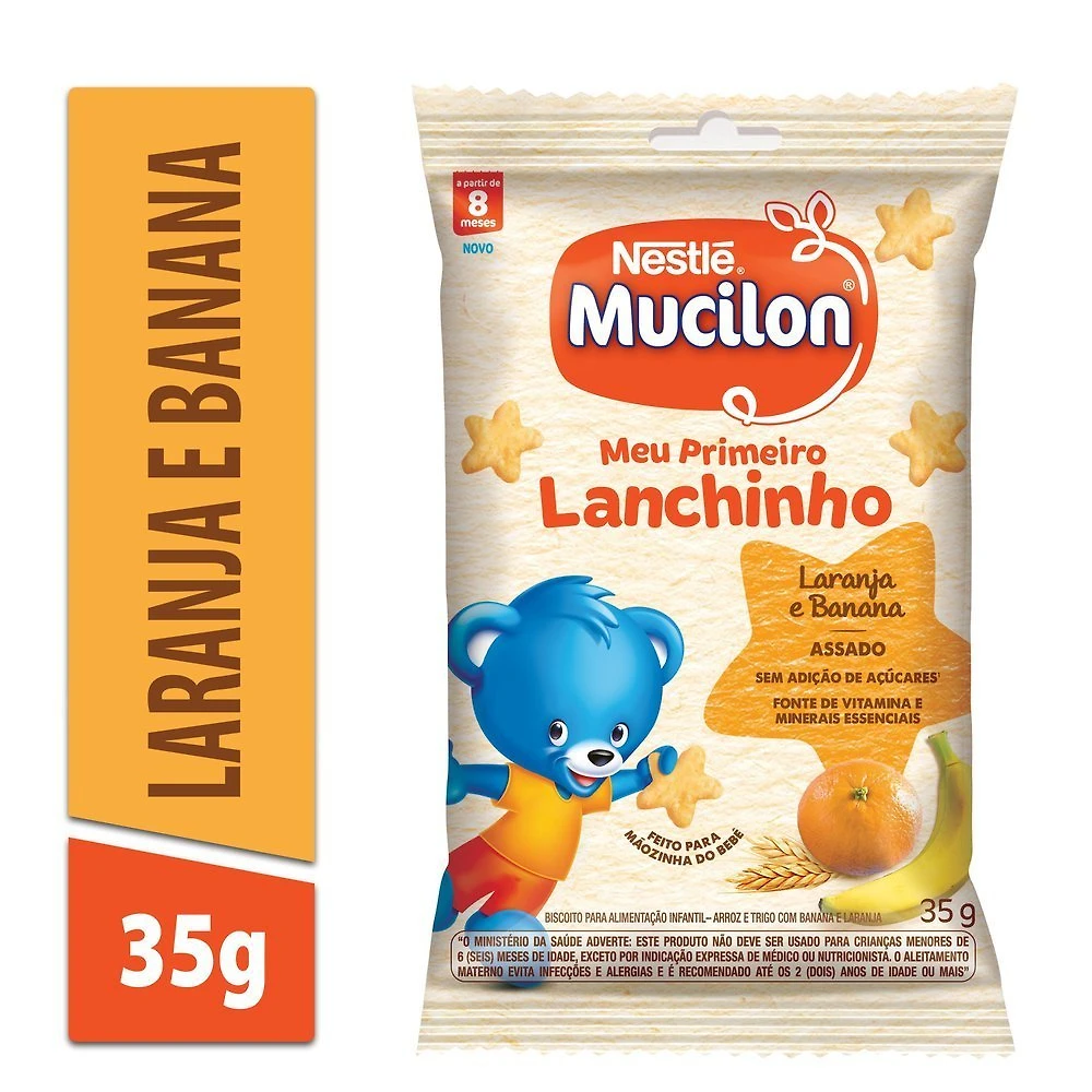 Mucilon Snack Laranja+banana 35g