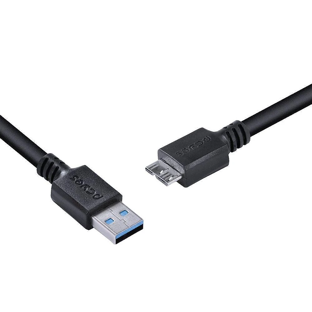 Cabo para HD Externo USB a 3.0 Macho para Micro USB B 3.0 2M Cobre Puro Pcyes