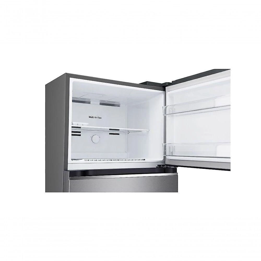 Geladeira LG Frost Free Inverter 395L Duplex Cor Inox Look (GN-B392PLM) 110V