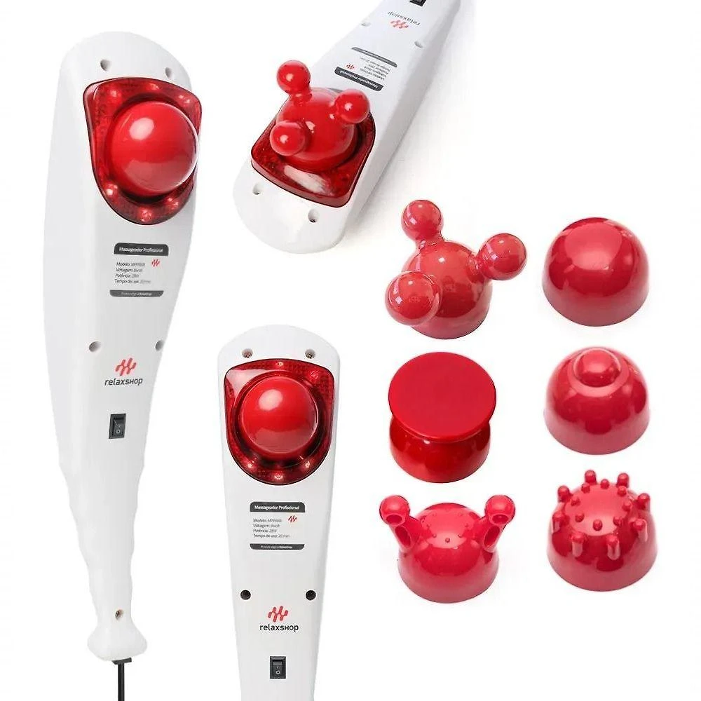 Massageador Elétrico Corporal Relaxshop Manual Infravermelho Vibratório 110V Único