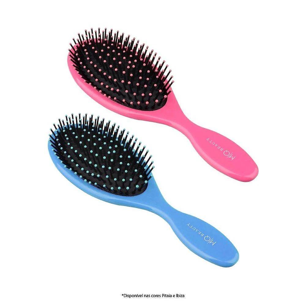 Escova Mq Beauty Oval Media Almofadada Nylon 05.018