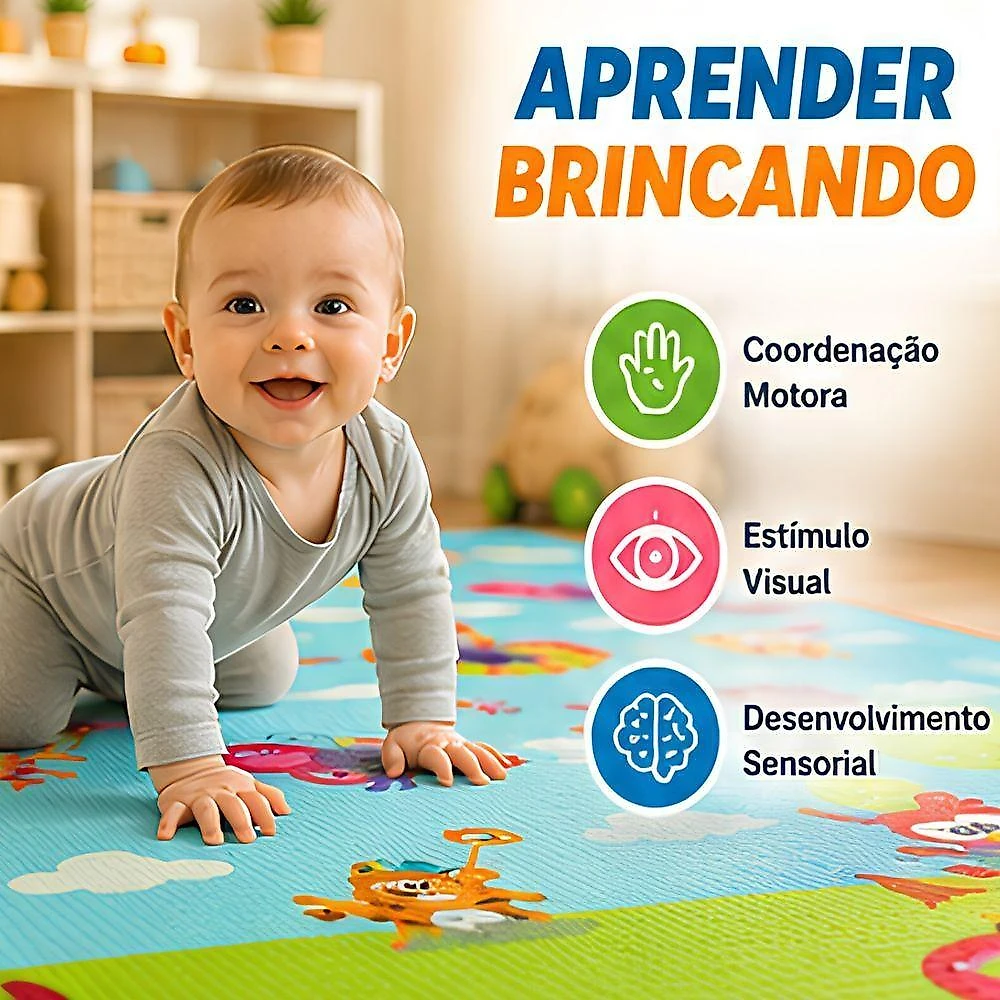 Tapete Infantil 20202 Dupla Face Galinha Pintadinha 180x120cm Yeet