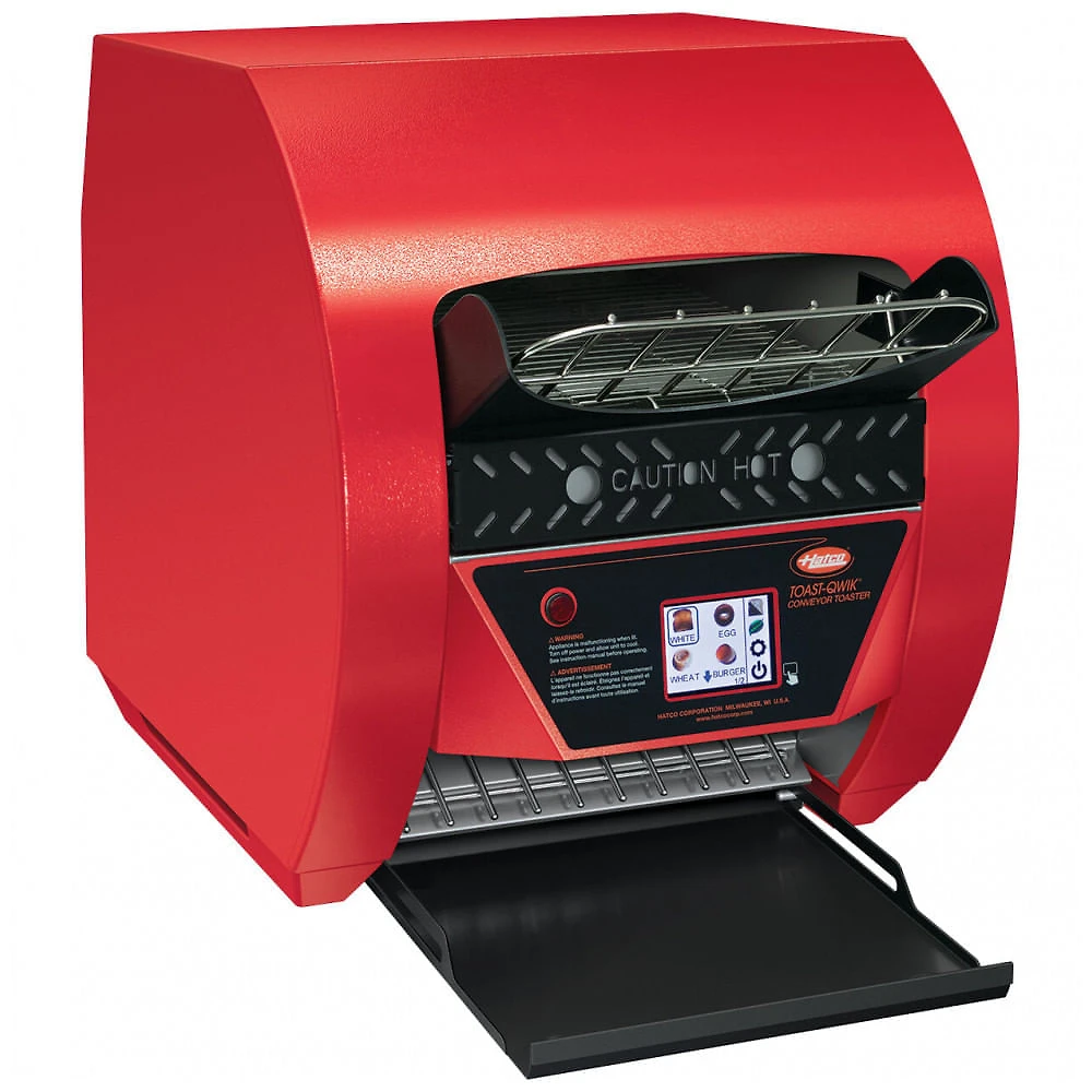 Torradeira de Esteira Hatco TQ3900 ToastQwik Vermelha com 2 Aberturas e Controles Digitais 208V, 3020W