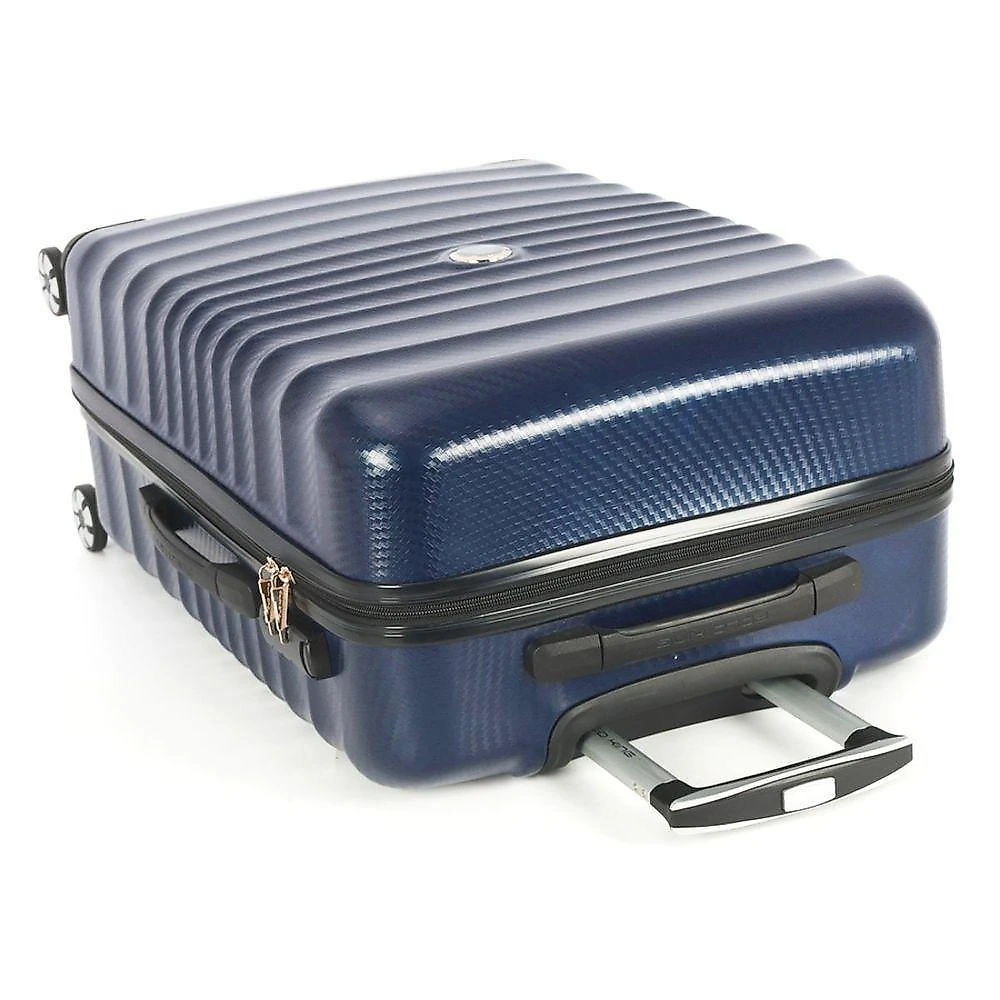 Mala Bordo 10kg De Mão Viagem Expansiva Policarbonato Rodas Duplas 360º - Colorado - Polo King Azul