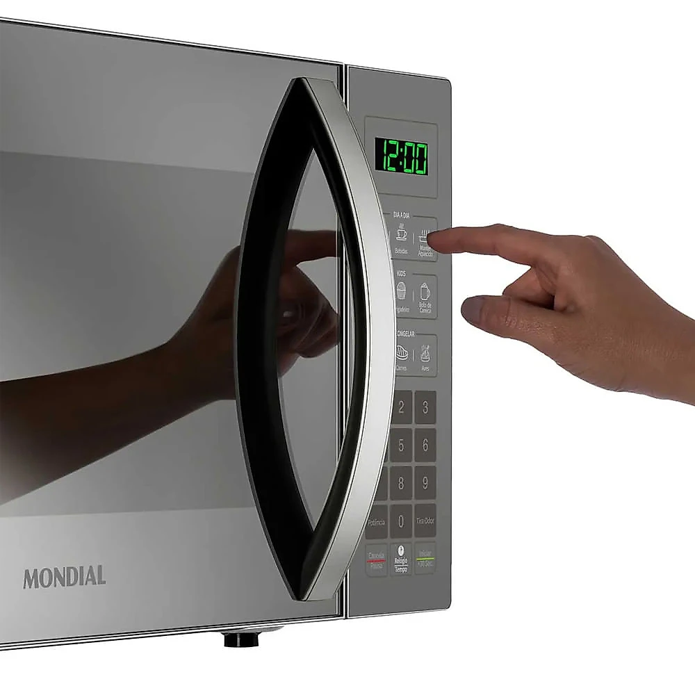 Micro-ondas Mondial Mo-02-34-e 34 Litros 1.400W Cinza - 110V