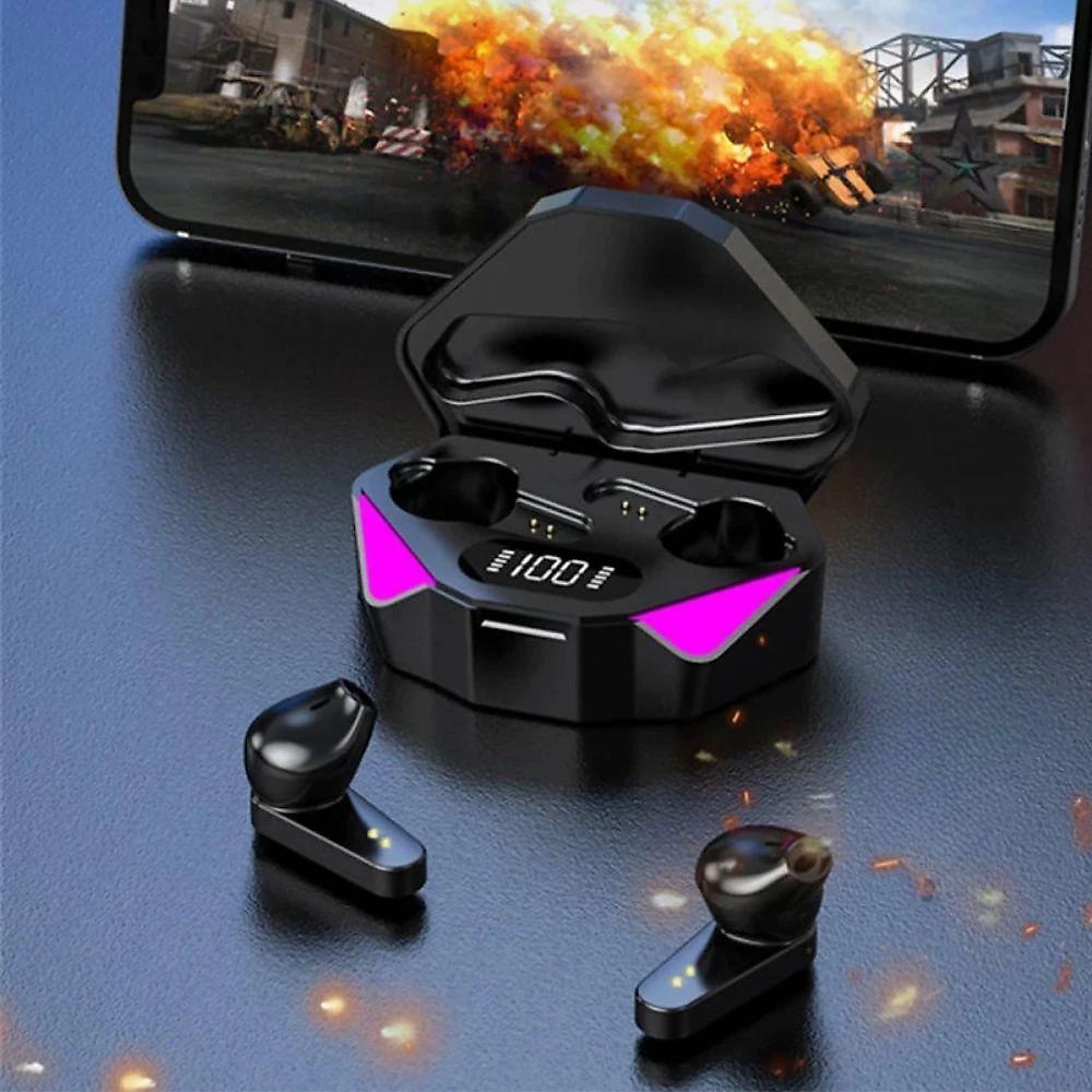 Fone de Ouvido Intra Auricular Bluetooth Kapbom com Case de Carregamento Preto