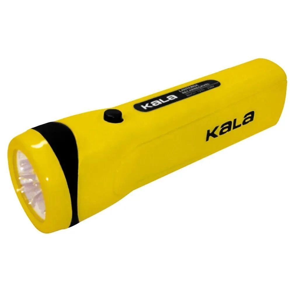 Lanterna Recarregavel Kala 419214 Iluminacao Portatil 5 Leds Bateria Interna Selada 4V 600mAh
