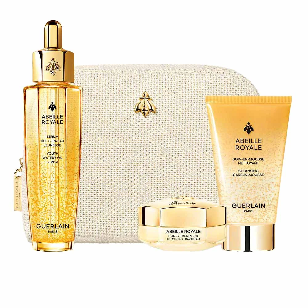 Kit Guerlain Abeille Royale Rejuvenescedor - Espuma de Limpeza + Sérum + Creme Dia