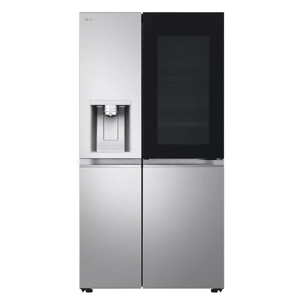 Geladeira lg side by side instaview gc-x267gl5 628l inox look inverter bivolt