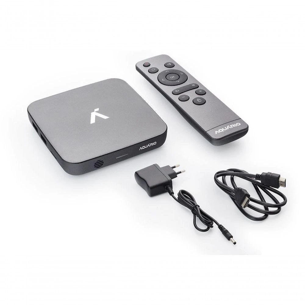 Receptor Smart TV Box Aquário STV-3000 Plus 4K 16GB com Wi-Fi Dual Band