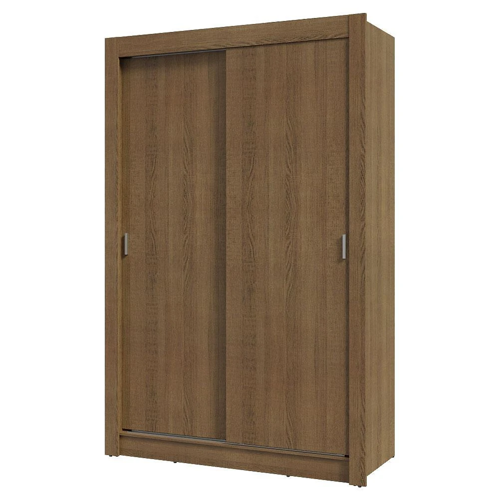 Guarda-roupa solteiro 2 portas de correr 2 gavetas rustic vivare madesa