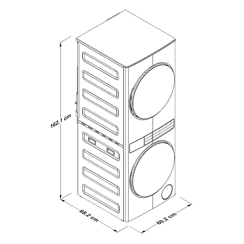 Lava & Seca 14 Kg Brastemp B= Tower Titânio com Lavagem e Secagem Inteligente - BNT14AS 110