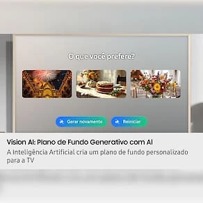 Miniatura Smart TV 43” QLED 4k Samsung QN43LS03FAGXZD The Frame Vision AI 2025 Modo Arte Antirreflexo