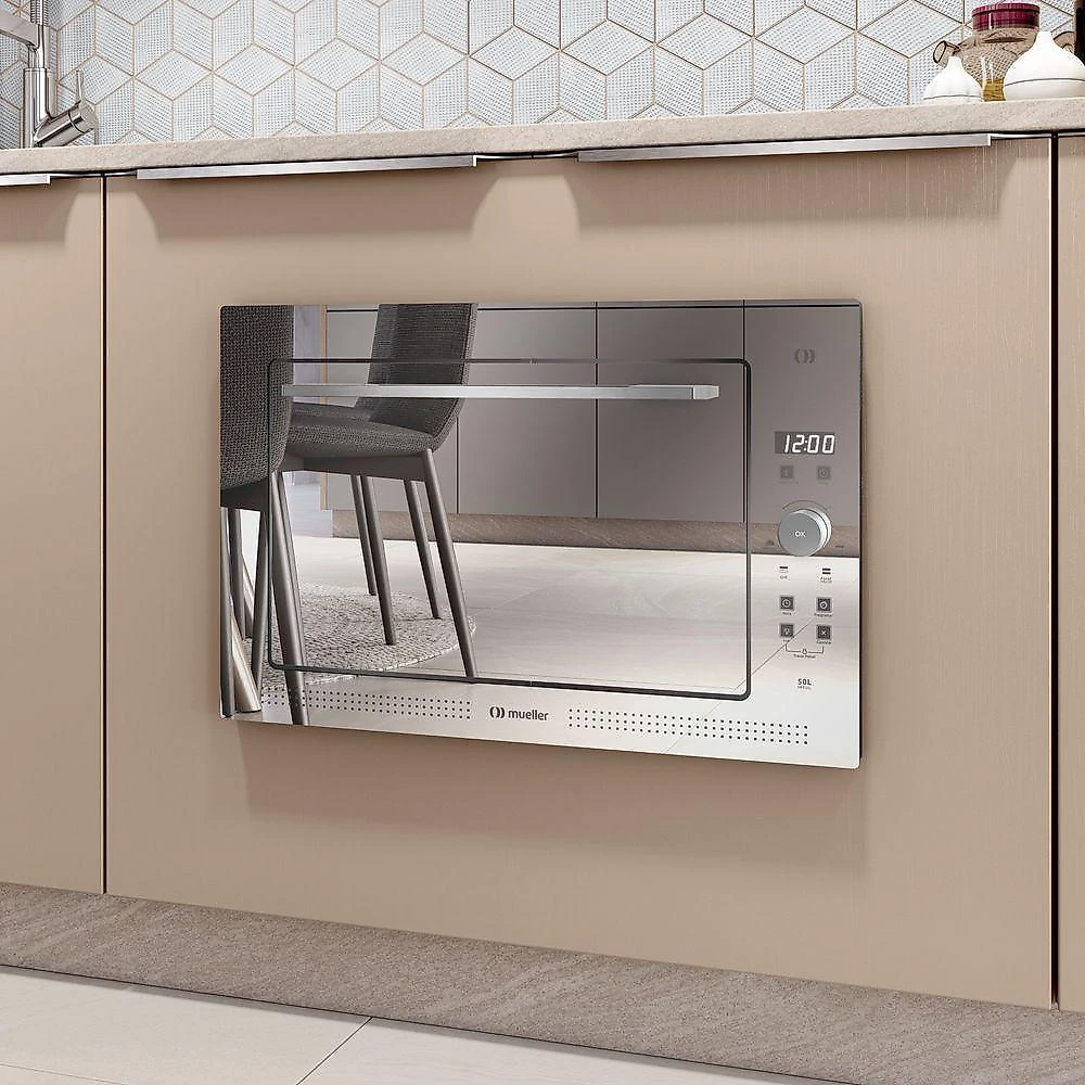 Forno Elétrico De Embutir Digital Mueller 50 Litros Espelhado MFE50L 110V