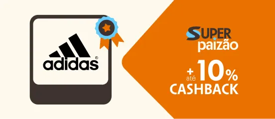 Adidas com até 10% de cashback