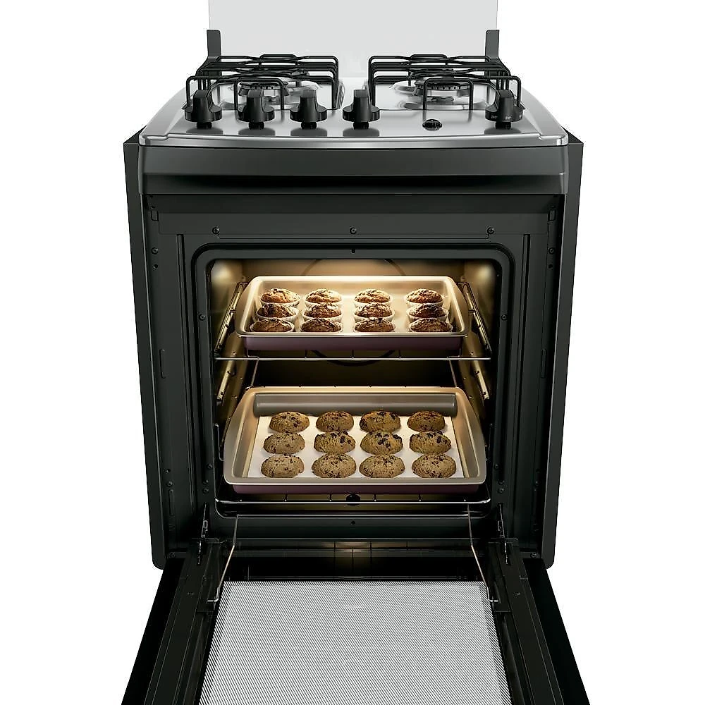 Fogão 4 Bocas Embutir Dako Supreme Mesa De Inox Preto Bivolt