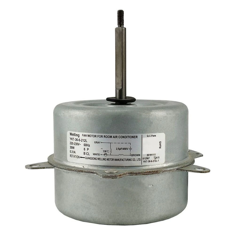 Motor Ventilador Condensadora Ykt-36-6-212l Barril 9 E 12.000 Btus Agratto E Philco