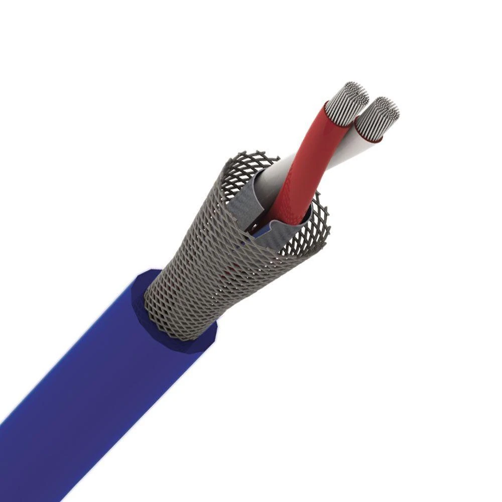 Cabo Para Microfone Santo Angelo Sc-30 Balanceado Azul 100 M