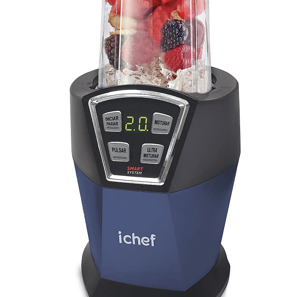 Processador de alimentos power nutri machine ichef polishop 127v