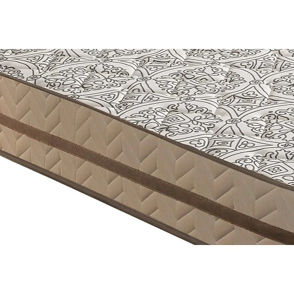 Cama Box King: Colchão Molas Ensacadas Paropas Basic + Base Crc Suede Clean (193x203)