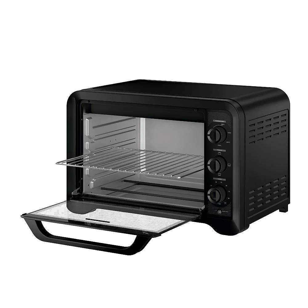 Forno De Bancada Elétrico Dako Pratiko 50L Com Grill Preto 220V
