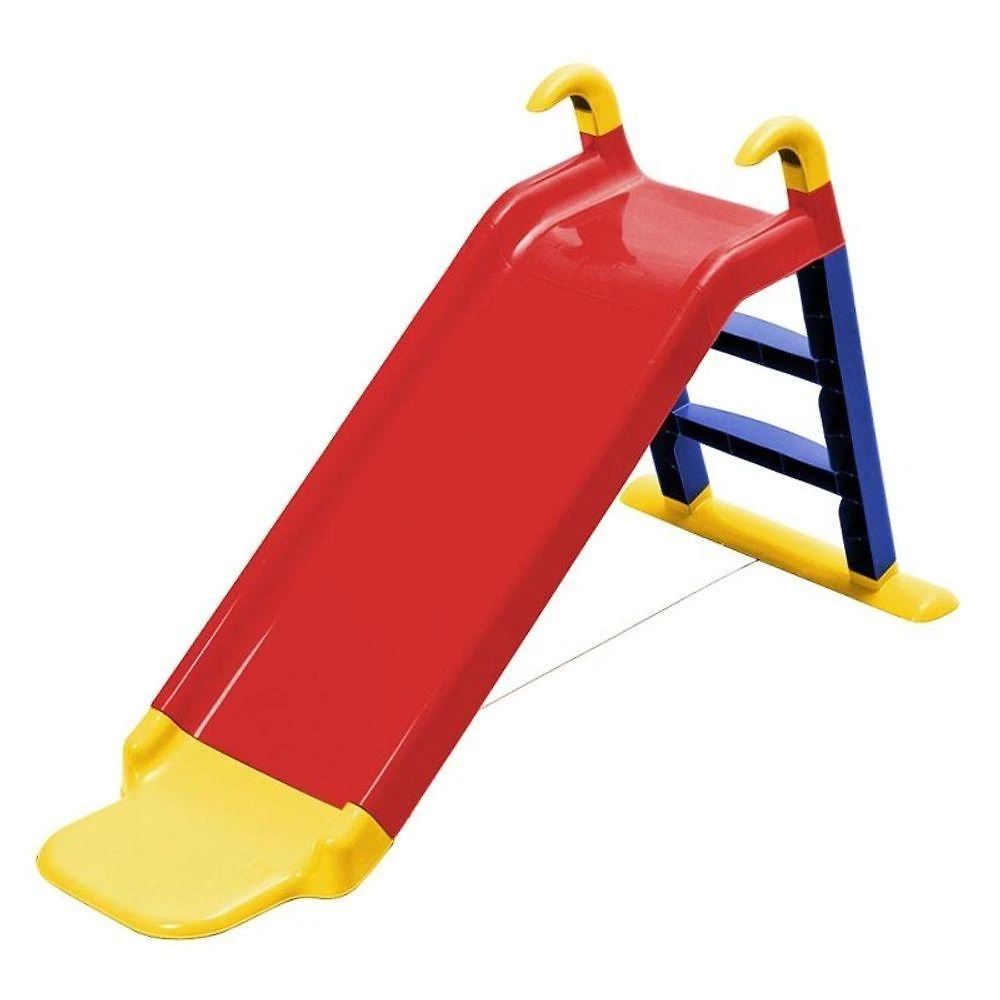 Escorregador Infantil Com Apoio Amarelo Azul E Vermelho