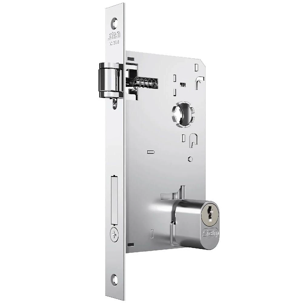 Fechadura Versailles 1601 Trinco Rolete Com Roseta Em Inox Para Exterior - 37294 - Stam