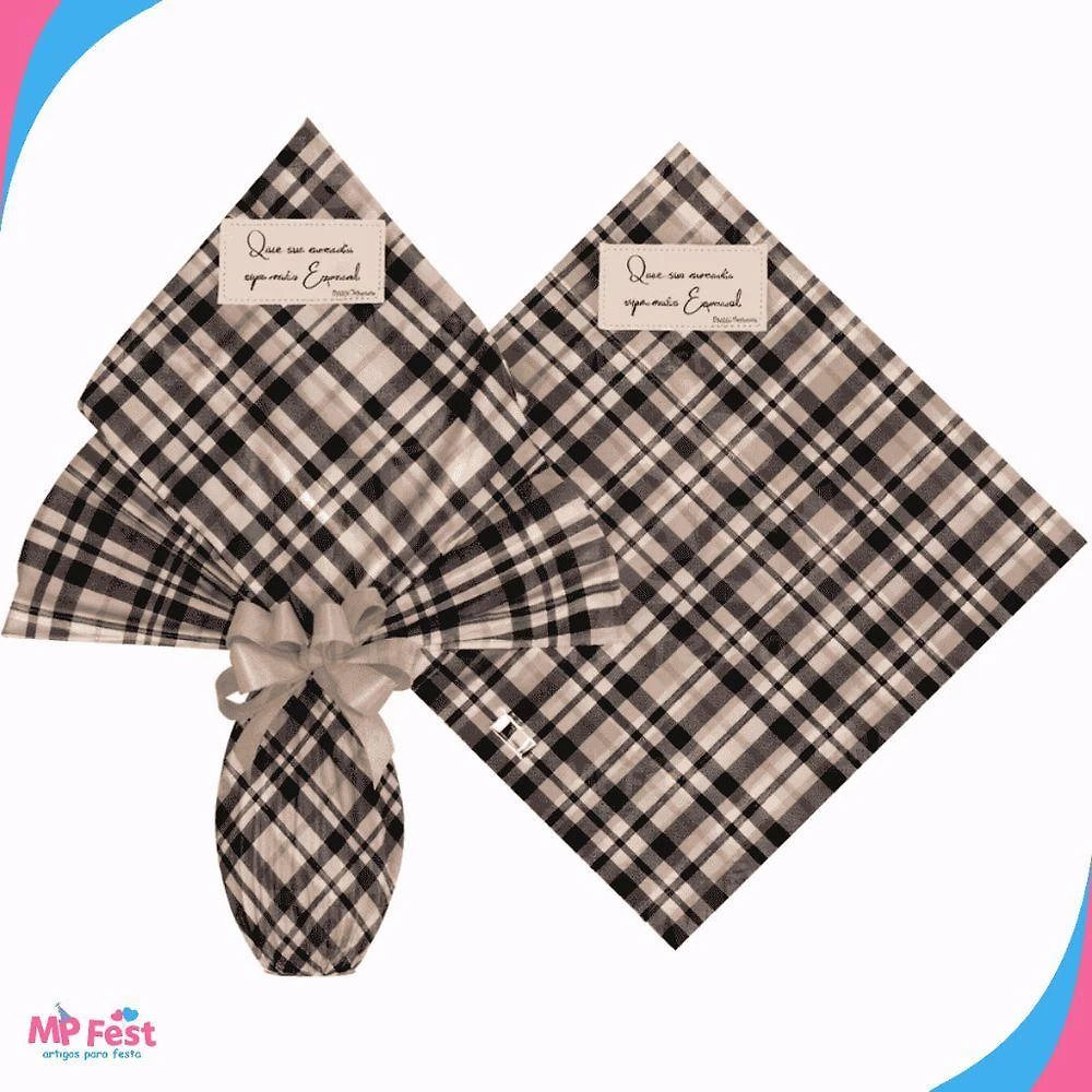 Kit 25 Sacos para Ovos de Páscoa Gales Polipropileno 39x39CM OEM
