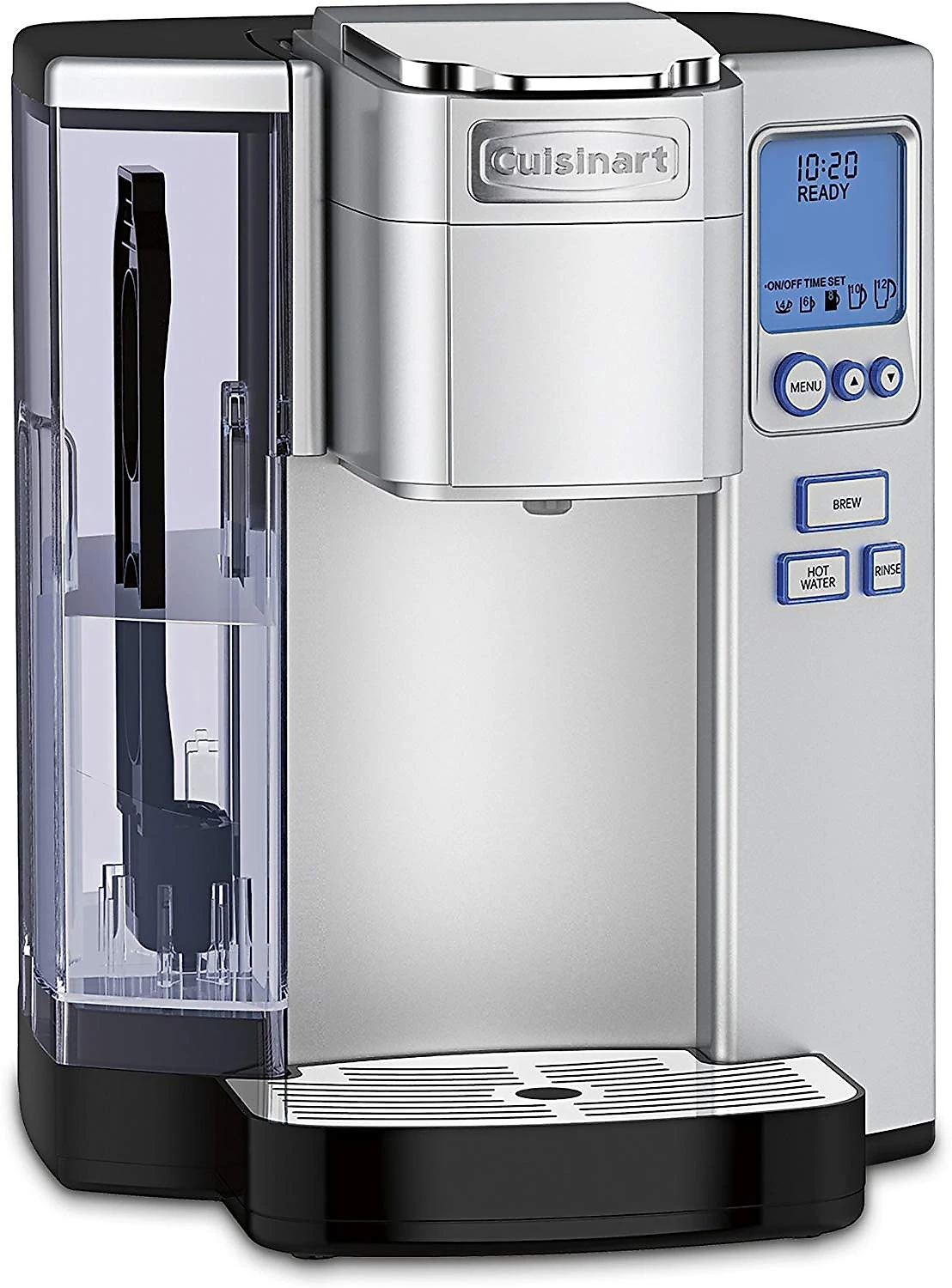 Cafeteira Elétrica Cuisinart 12 Xícaras Reservatório de Água 21L Filtro Reutilizável Cor Prata