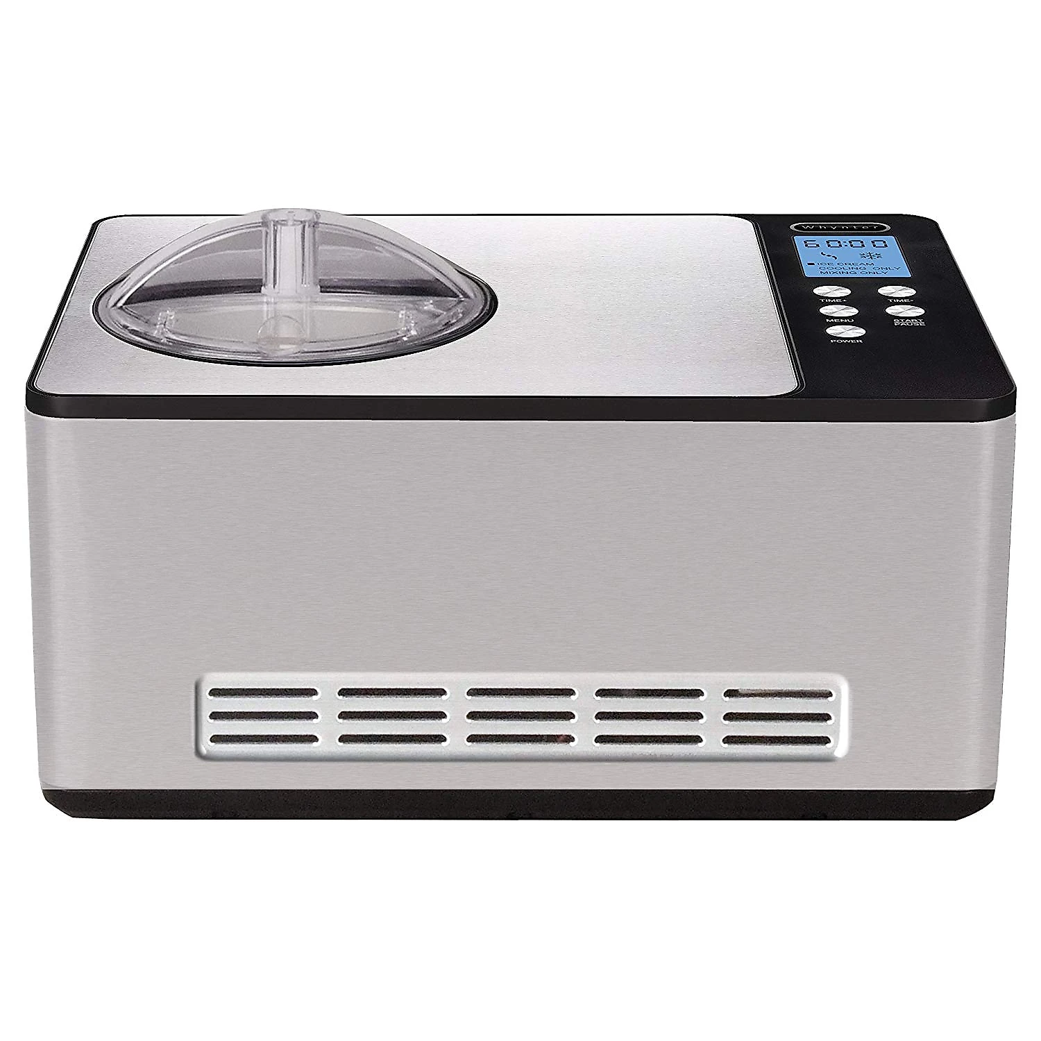 Sorveteira Whynter ICM200LS Aço Inoxidável 21 Litros Temporizador Embutido