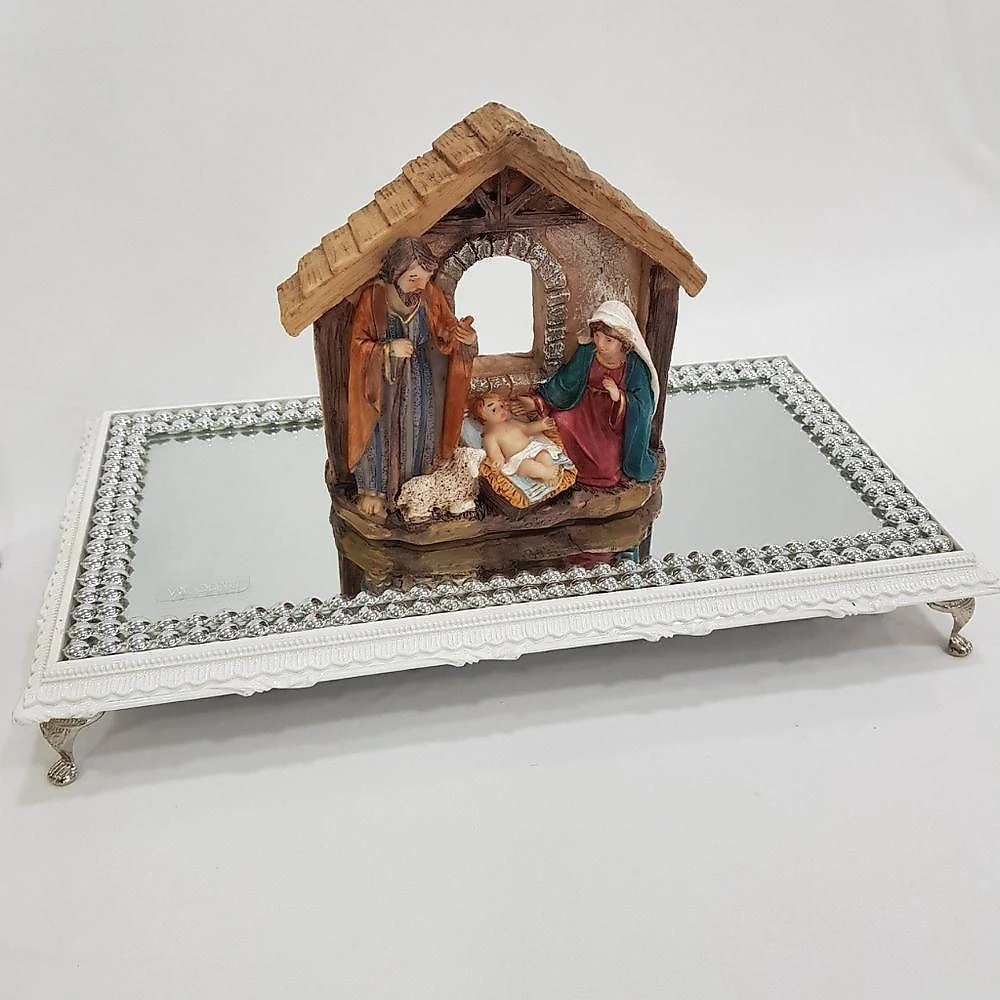 Sagrada Família Em Resina 15cm