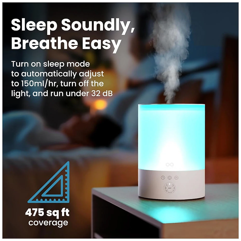 Umidificador Névoa Fria Everlasting Comfort Branco 2.5L 24V