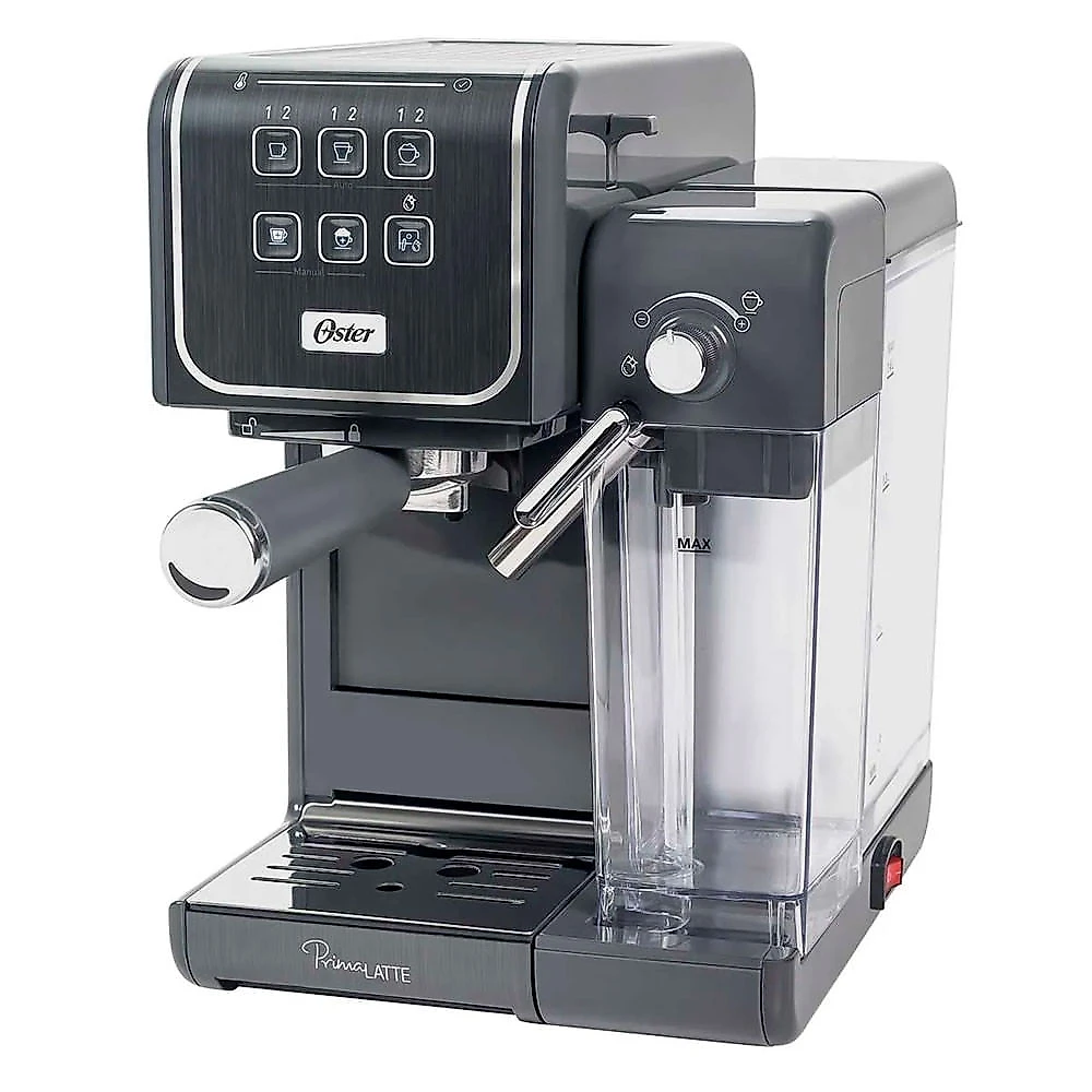 Cafeteira Espresso Oster PrimaLatte Touch Cinza - 110V