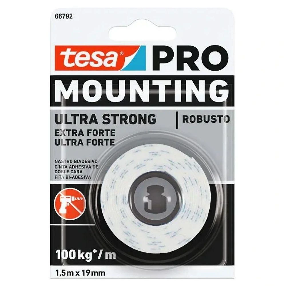 Fita Dupla Face Mounting Robusto Extra Forte 1,5M X 19MM Tesa