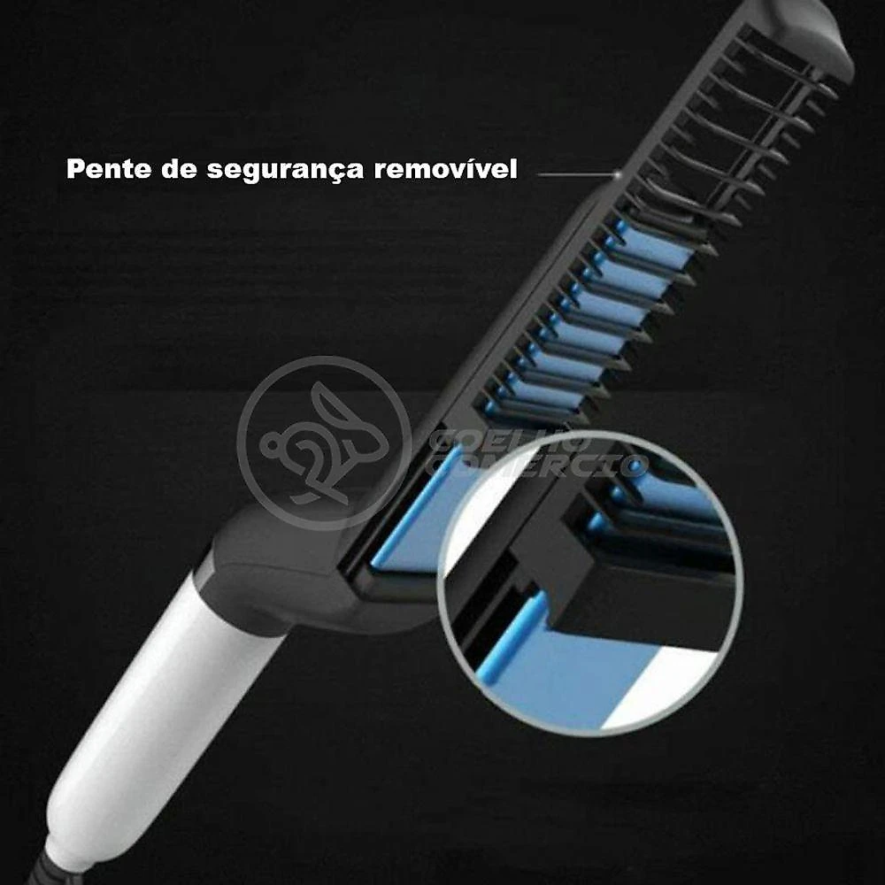 Prancha Alisadora Escova Modeladora Fb161 Bivolt