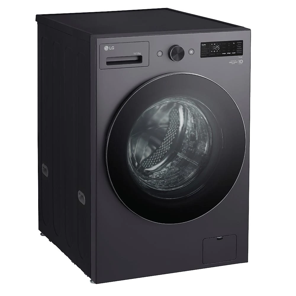 Lava e Seca Smart LG 16kg Black Inox com AIDD™ WD16GNTS6 220V