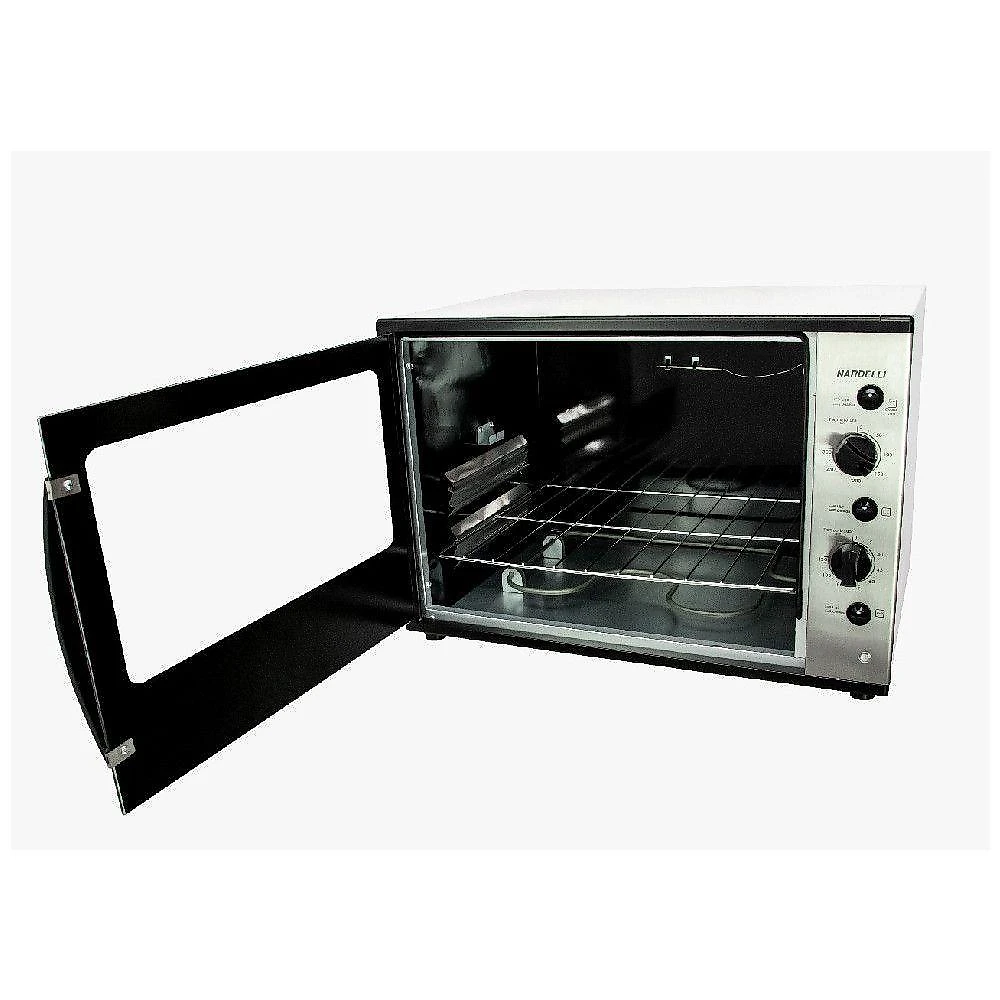 Forno Elétrico Bancada Nardelli SMART60S Com Espeto Giratório Preto 220V