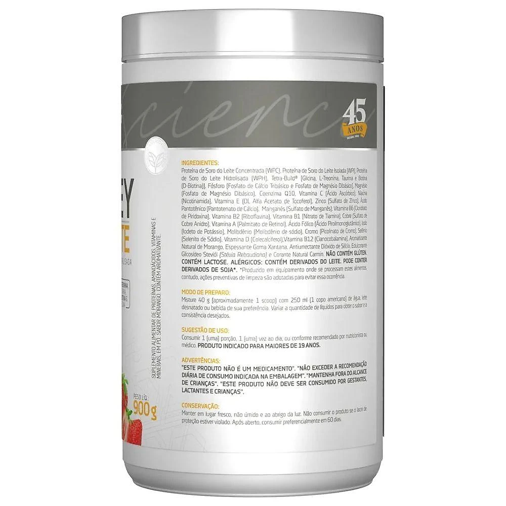 Kit 2 3whey Top Taste 900g Concentrado Isolado Hidrolisada Sabor Baunilha