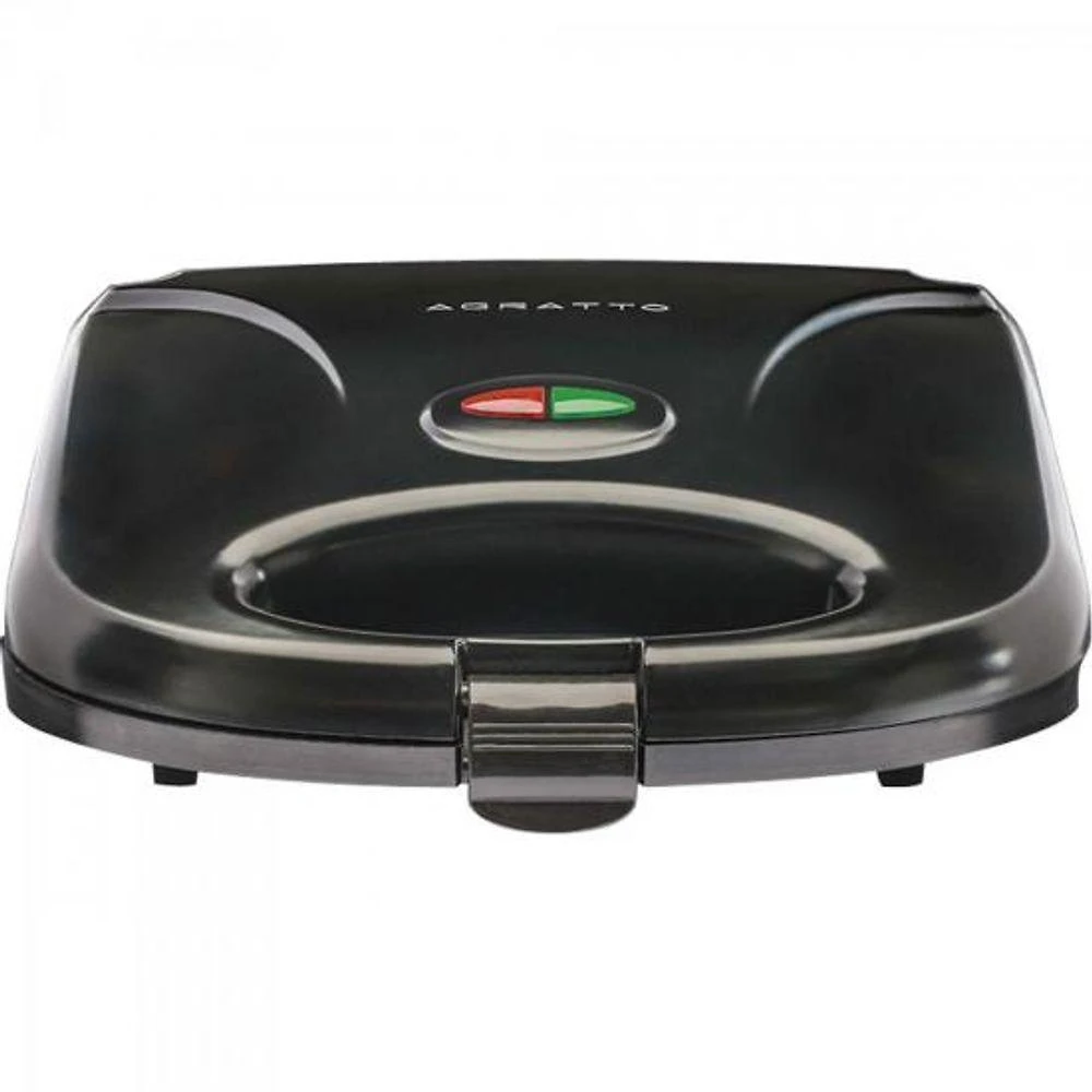 Sanduicheira e Grill SA02 com Chapas Estilo Grelha para Preparo Rápido 750W Preto 220V
