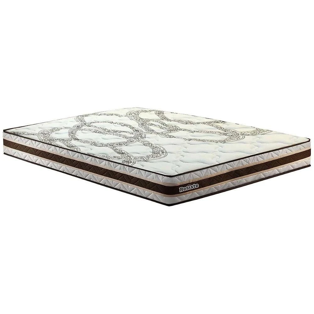 Colchão King Espuma D45 Extra Firme Ortopédico Resiste Hotel Douface 193x203x22CM Bege