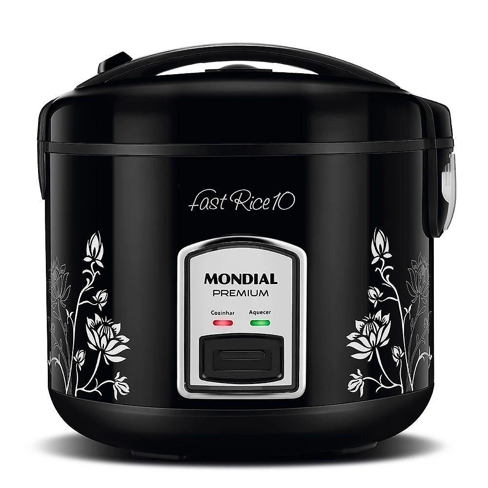 Panela Elétrica Mondial Fast Rice 10 Pe-44-10x Panela Elétrica De Arroz-220v-preto