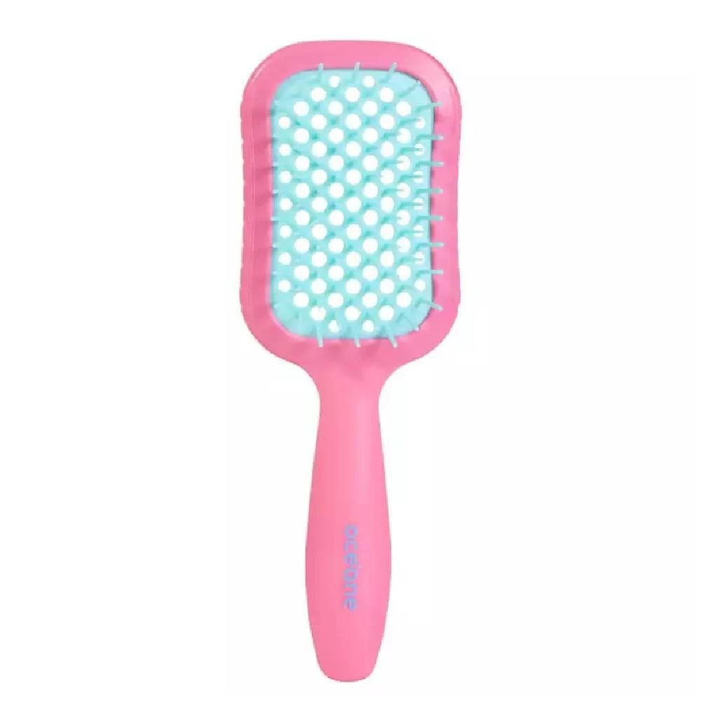 Escova De Cabelo Oceane Joy Brush Raquete Vazada Rosa