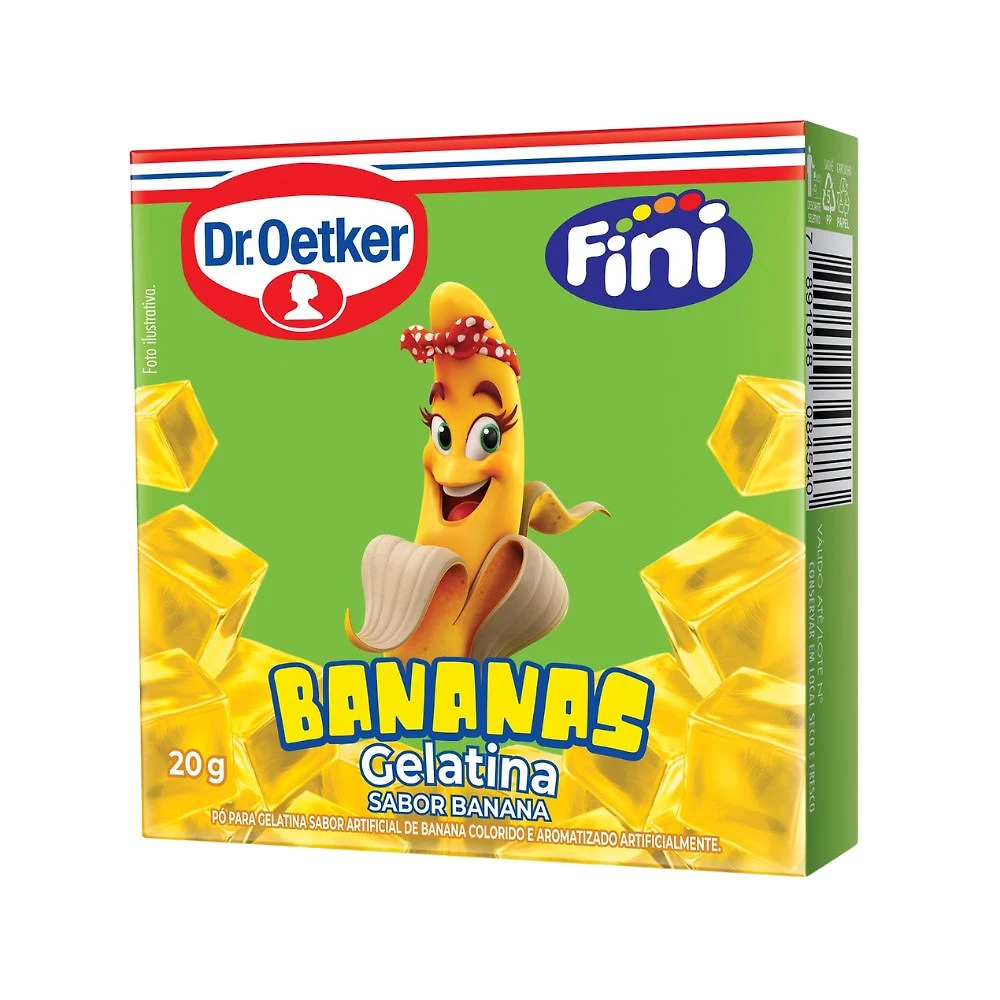 Gelatina Dr. Oetker Fini Bananas 20g