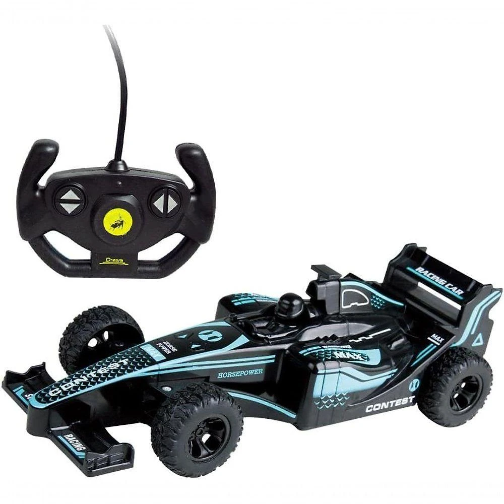 Carrinho com Controle Remoto Racing 4 Funcoes Luz Som Vermelho DM Toys