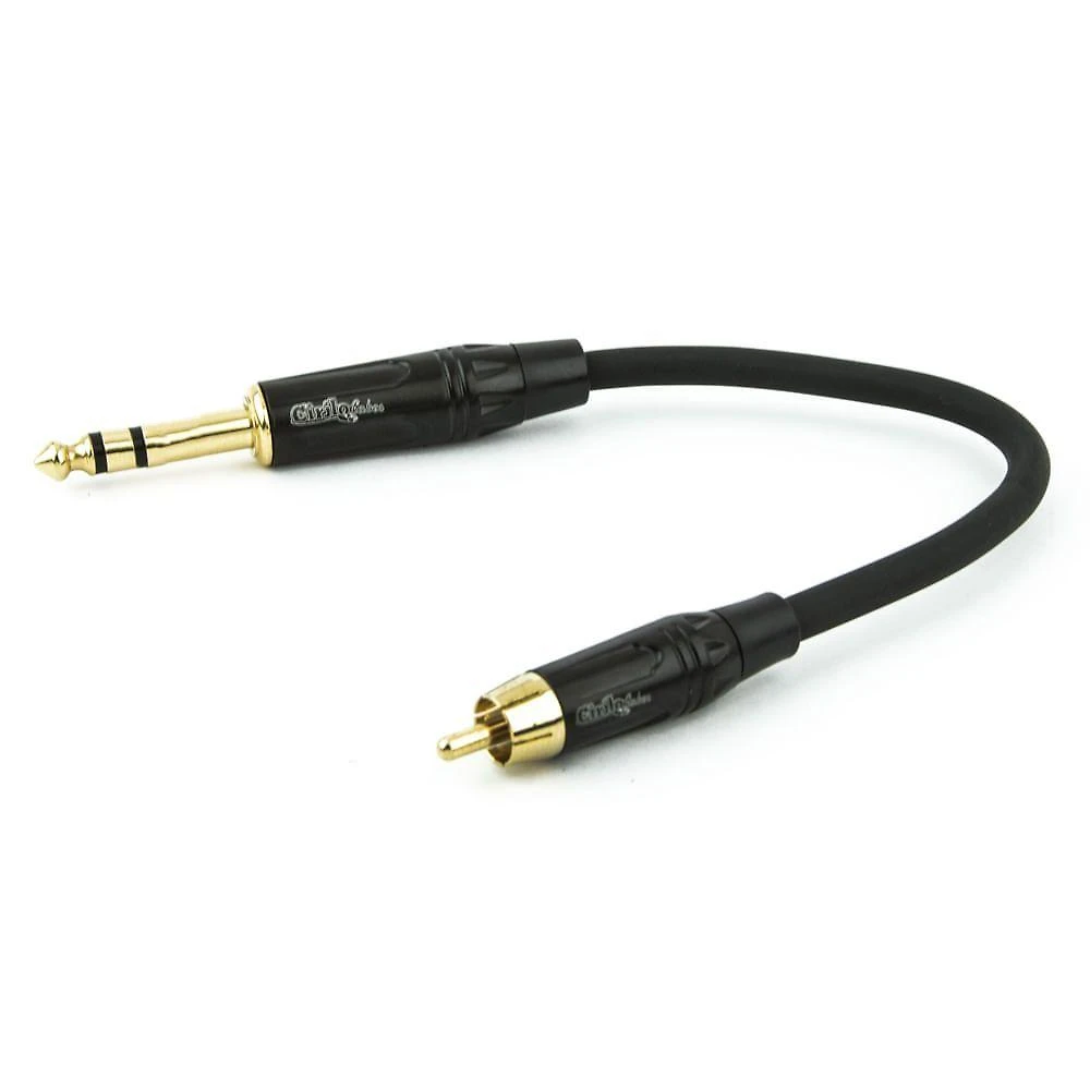 Cabo Adaptador Rca Para P10 Profissional Estereo - 50 Cm