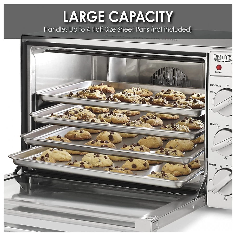 Forno Elétrico de Bancada Profissional, 110V 1700W, Aço Inoxidável, Waring WCO500X