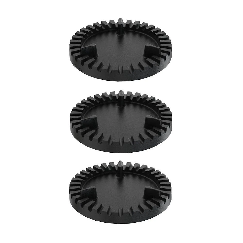 Kit 3 Espalha Chama Libaneza Queimador Duplo Ferro Fundido 8,5cm